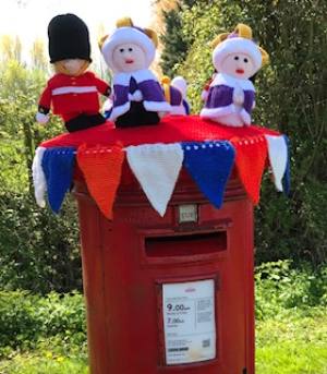 coronation postbox topper